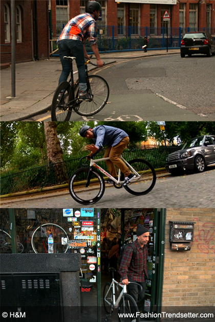 H&M for Brick Lane Bikes: A Men's Collection Inspired by the Urban Cycling Scene