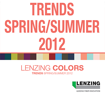 Spring Fashion 2011 Forecast on Lenzing Spring Summer 2012 Color Trends  New York   October 17  2011