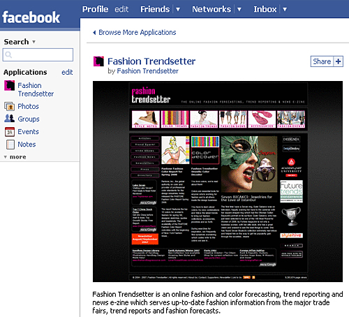 Fashion Trendsetter at Facebook