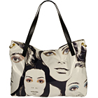 Polly Glazed Canvas Handbag by Jimmy Choo 