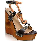 Rope Detail Cut Out Wedge