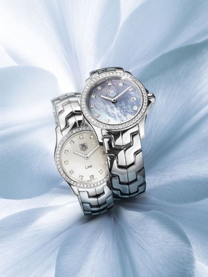 Mini Link 24mm Diamond Dial and Diamond Dial Diamond Bezel