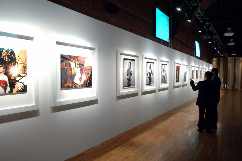The exhibition gallery.