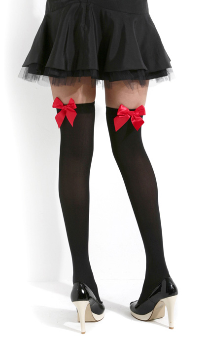 Hold Up Tights With Bow Detail by Leg Avenue