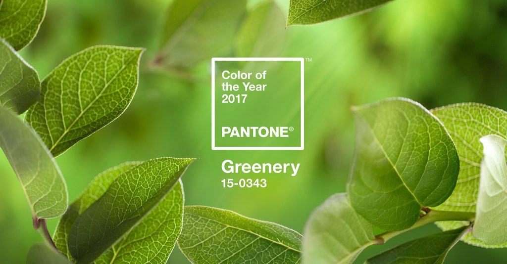 Pantone Color of the Year 2017: PANTONE 15-0343 Greenery