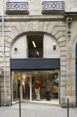 Wooyoungmi Paris Shop Entrance