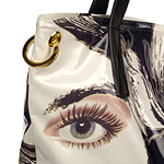 Polly Glazed Canvas Handbag by Jimmy Choo