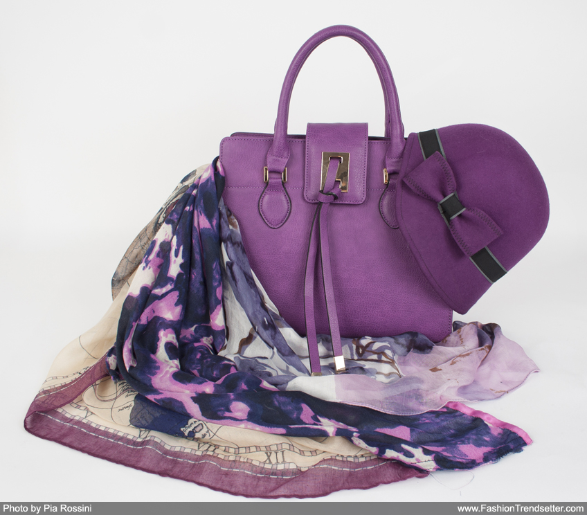 Radiant Orchid, a Key Color in the Pia Rossini Collection