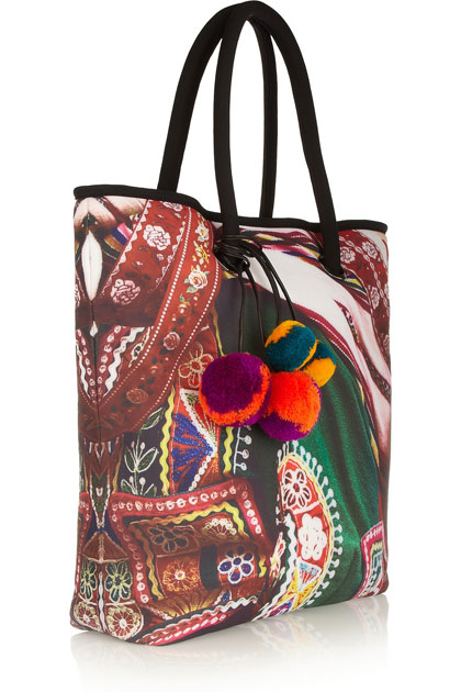 Mario Testino for MATE Canchis Printed Neoprene-Effect Tote