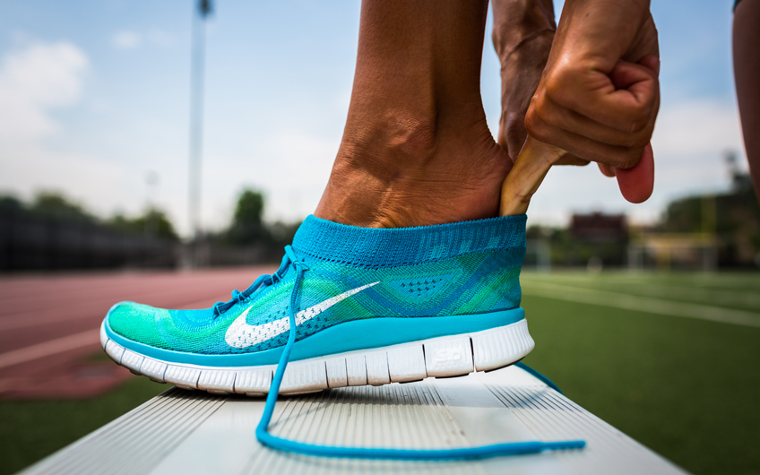 Nike Free Flyknit Provides Compression 