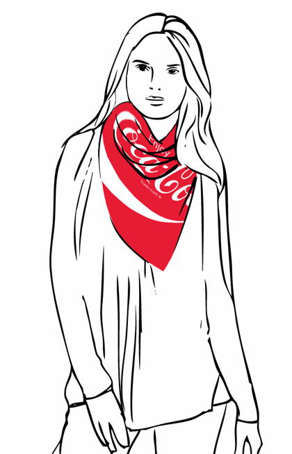 Plomo O Plata is Featuring Coca-Cola Scarves