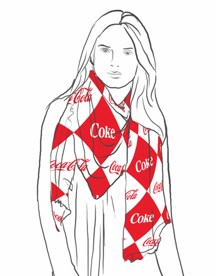 Plomo O Plata is Featuring Coca-Cola Scarves