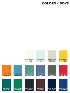 Lenzing Color Trends Autumn/Winter 2014/15 - Kids - Boys 