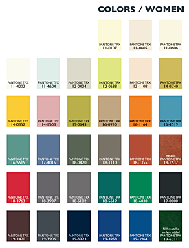 Lenzing Color Trends Autumn/Winter 2014/15 - Womenswear