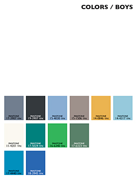 Lenzing Color Trends Spring/Summer 2015 - Kids - Boys