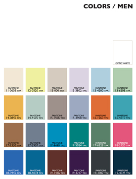 Lenzing Color Trends Spring/Summer 2015 - Menswear