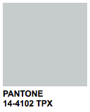 PANTONE 14-4102 Glacier Gray