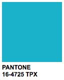 PANTONE 16-4725 Scuba Blue