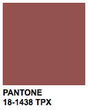 PANTONE 18-1438 Marsala