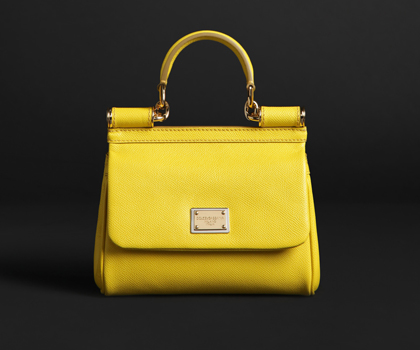 Dolce & Gabbana Yellow Handbags