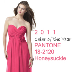 PANTONE Announced the 2011 Color of the Year: PANTONE 18-2120 Honeysuckle