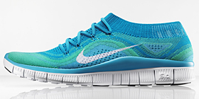 Nike Free Flyknit Provides Compression Fit with Free Flexibility