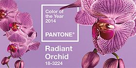 Pantone Color of the Year for 2014: PANTONE 18-3224 Radiant Orchid