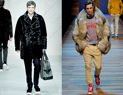 Menswear Trends for Autumn/Winter 2011/12: Fur
