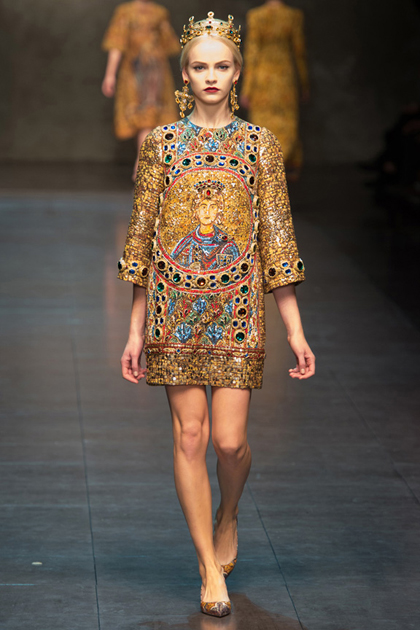 Milan Fashion Week Autumn/Winter 2013 Coverage: Dolce & Gabbana