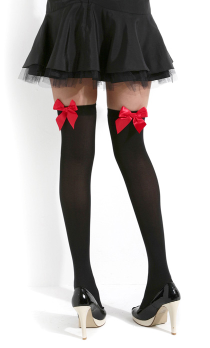 Hold Up Tights With Bow Detail by Leg Avenue 