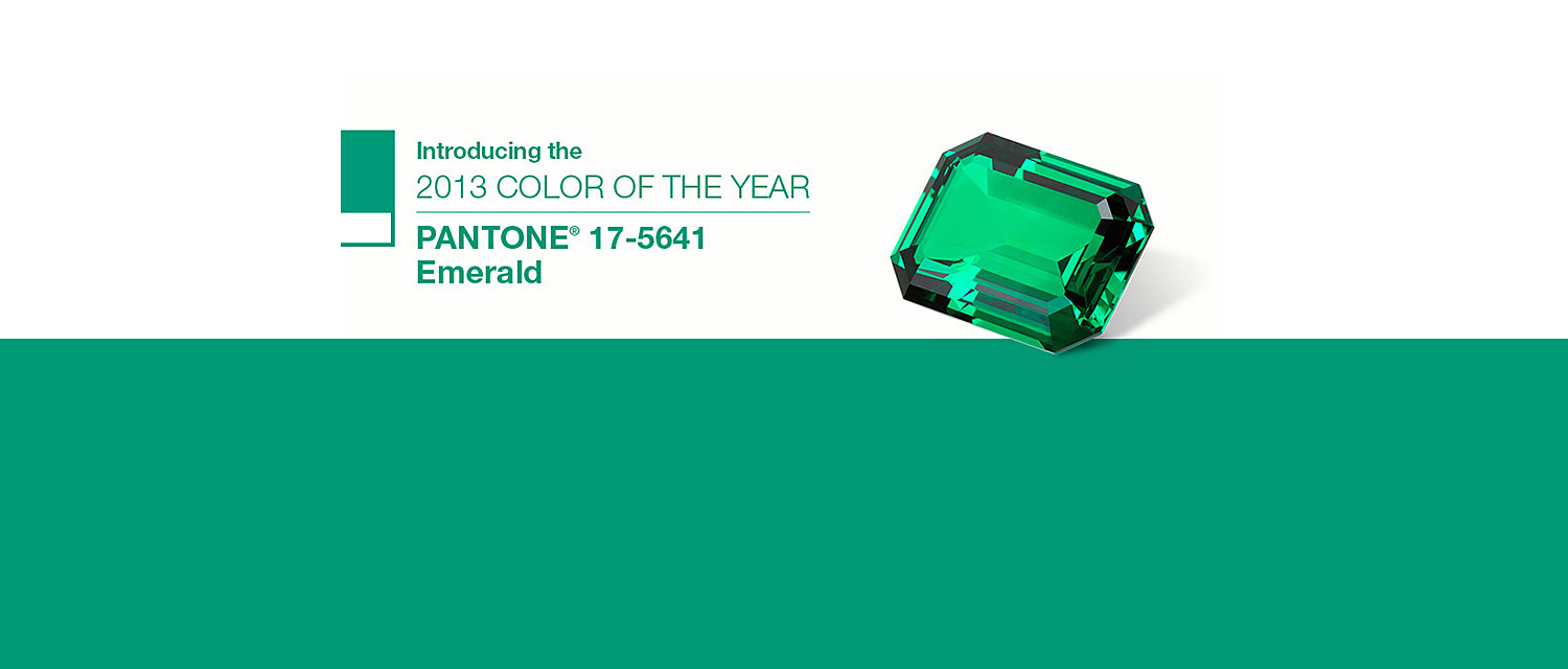 Pantone Reveals Color Of The Year For 2013 Pantone 17 5641 Emerald