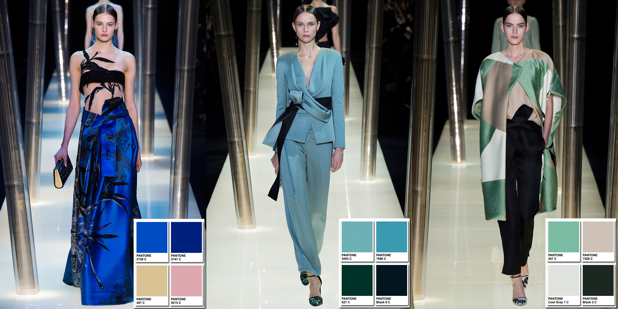 Armani Prive Spring 2015 Couture Collection Color Codes ‹ Fashion ...