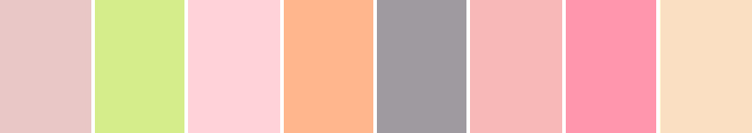 PANTONEVIEW Home + Interiors 2015 Key Trend Palettes Tinted Medley