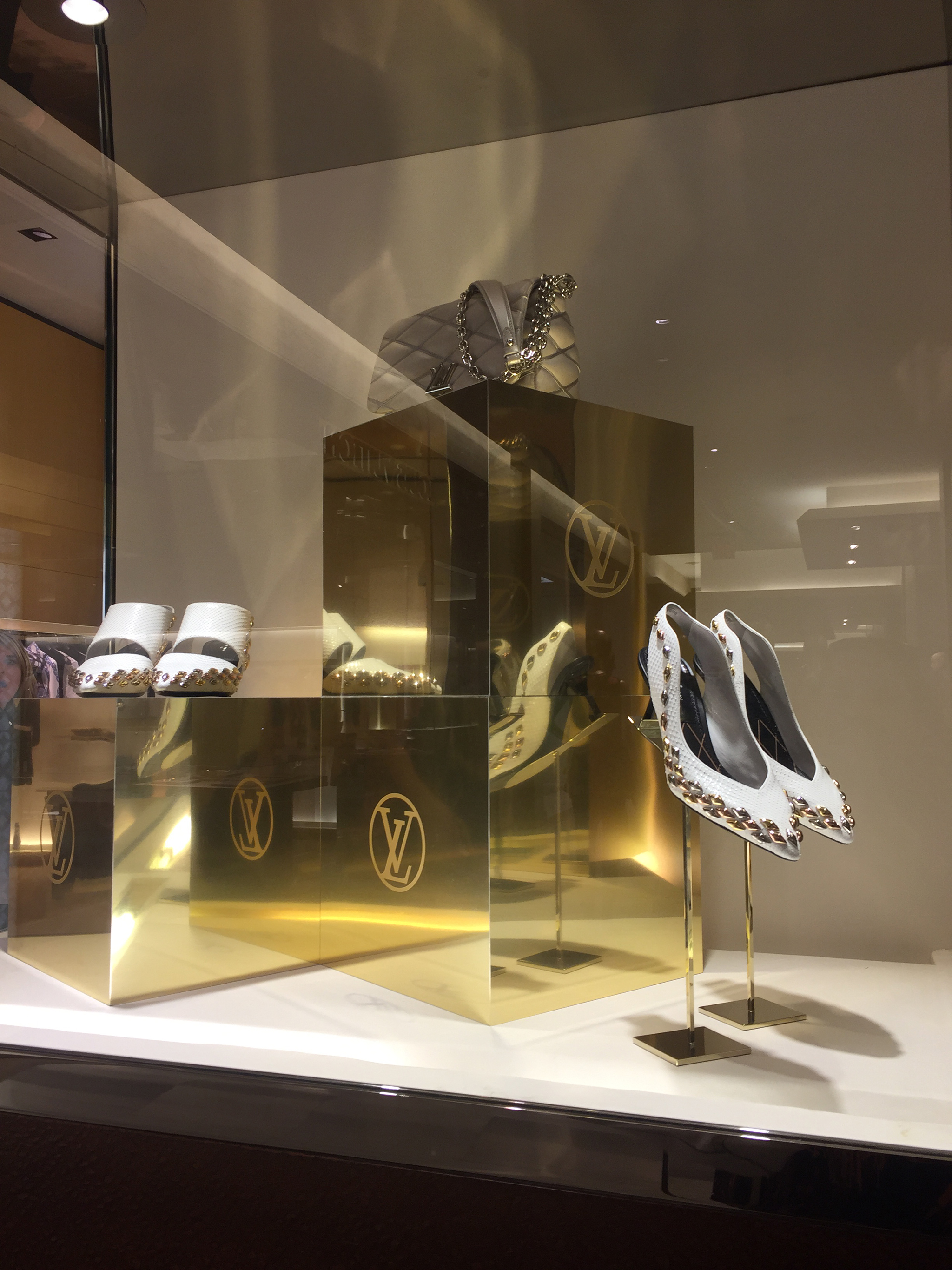 Louis Vuitton Holidays window display at Sacks Fifth Avenue luxury