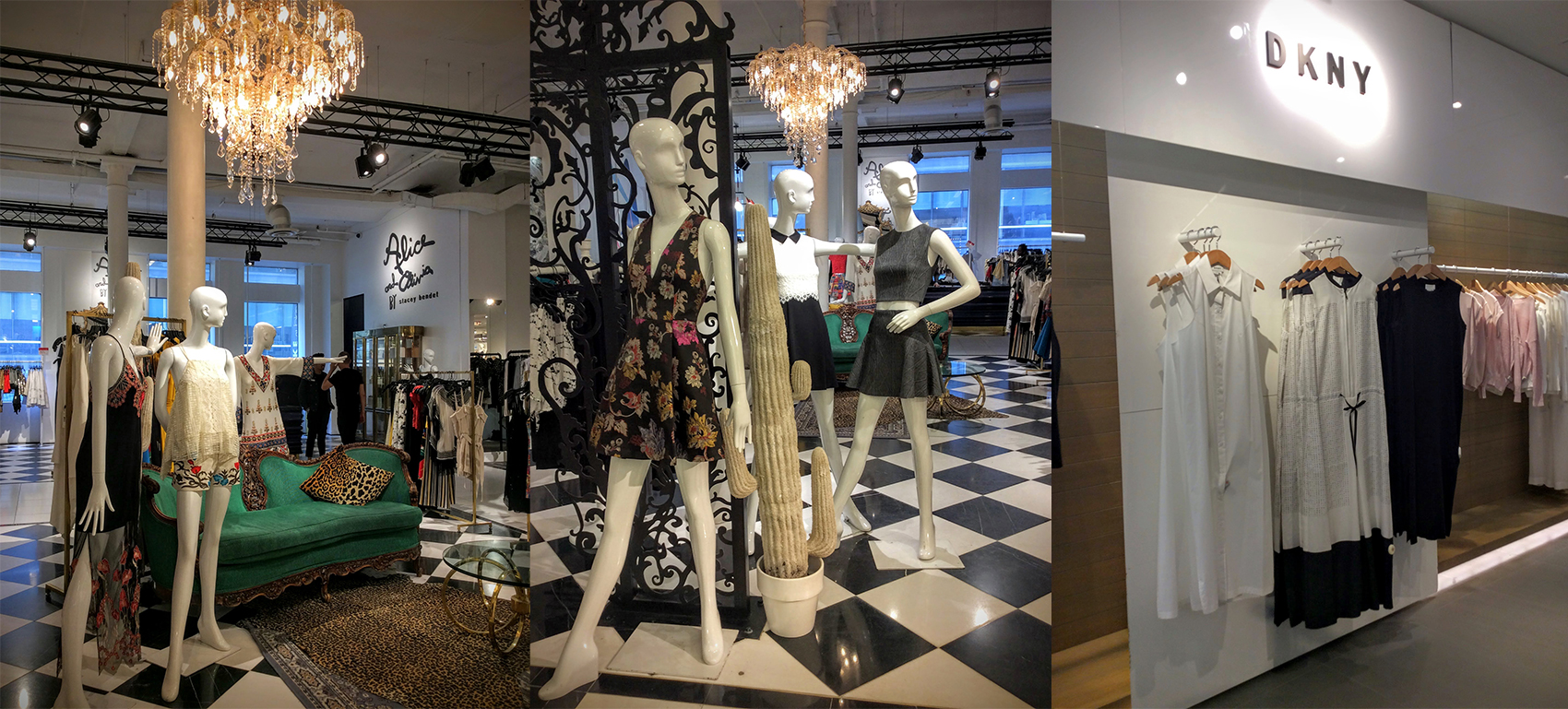 Alice & Olivia and DKNY InStore Trends at Bloomingdale's Fashion