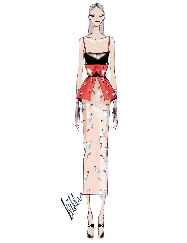 Fashion Sketches by Bibhu Mohapatra for SS'17 NYFW Collection - Fashion ...