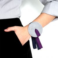 Konzuk-Discus-Bracelet-Navy-Purple