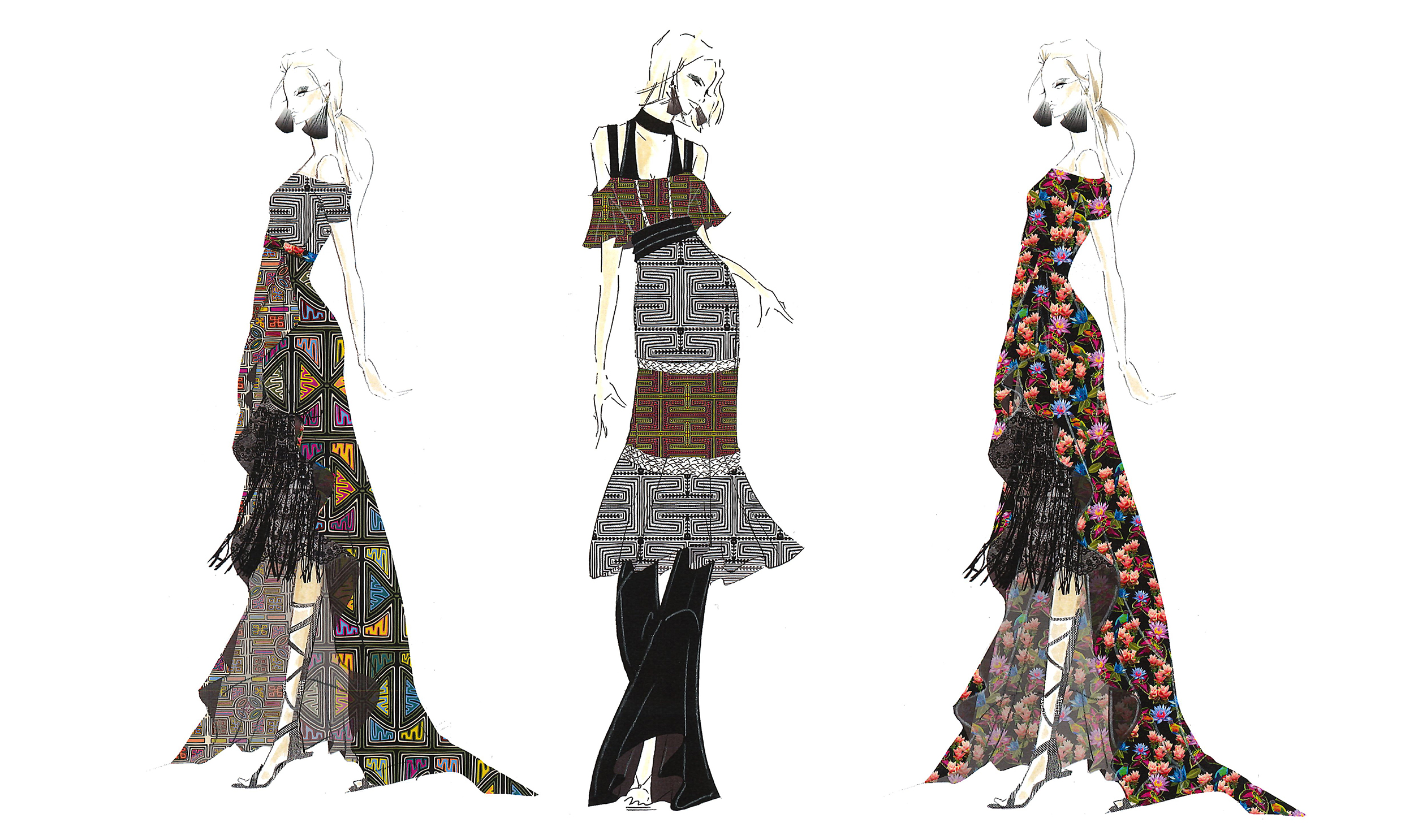 fashion collection sketches