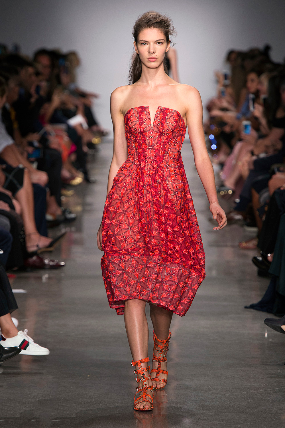 Look 26: Coral Dress