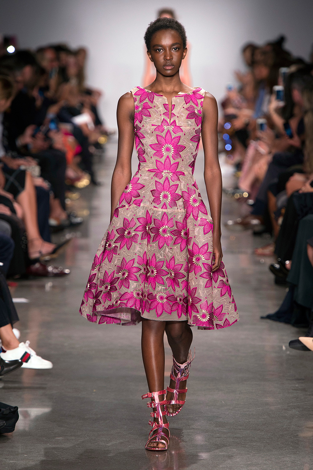 Look 29: Pink Floral Dress