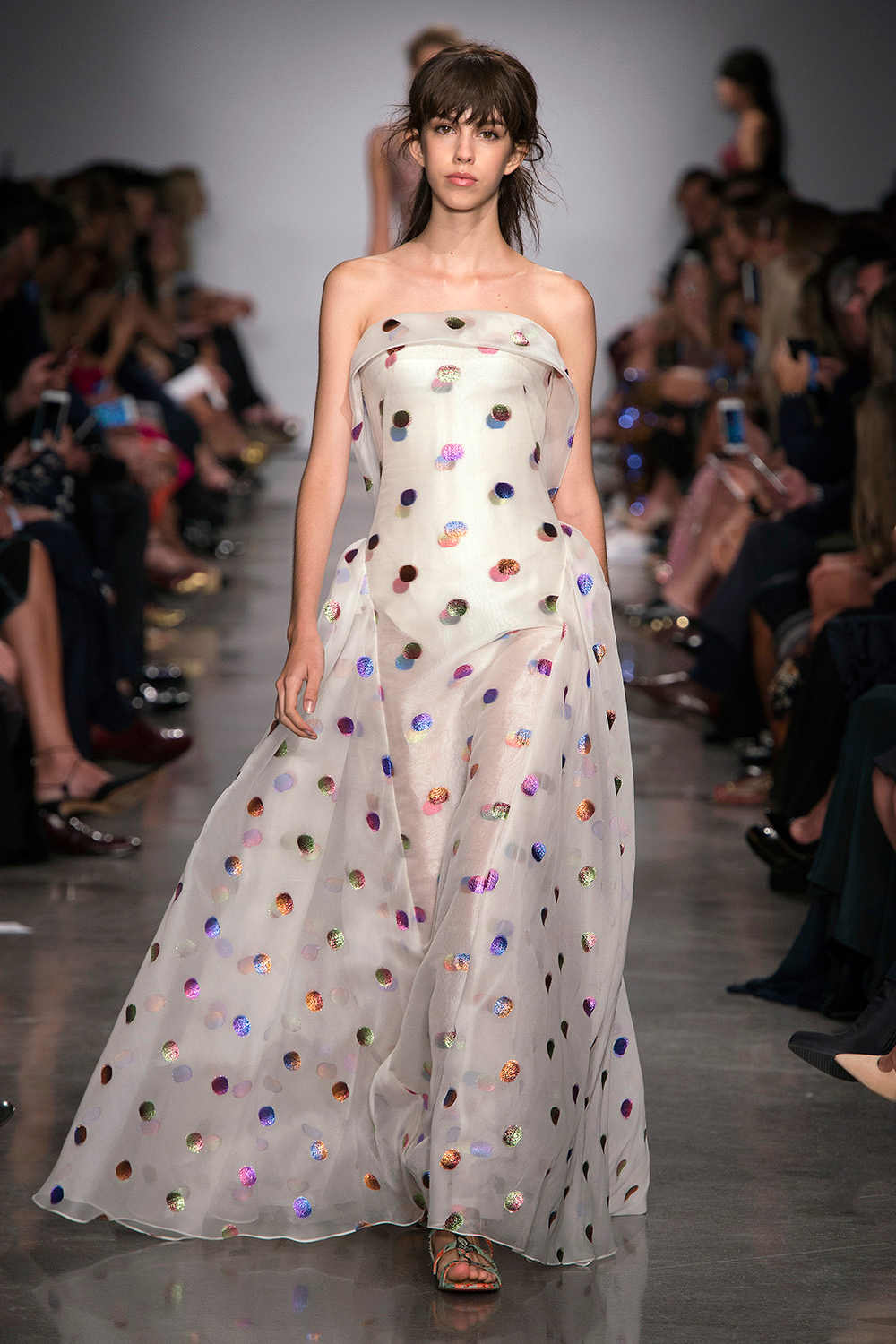 Look 39: Polka Dot Gown