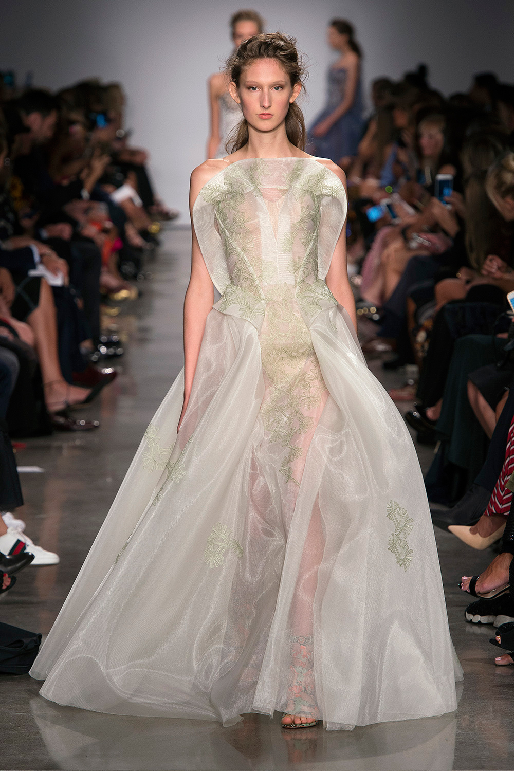 Look 46: Light Green Gown