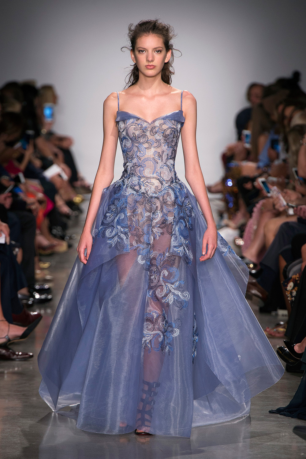 Look 48: Blue Gown