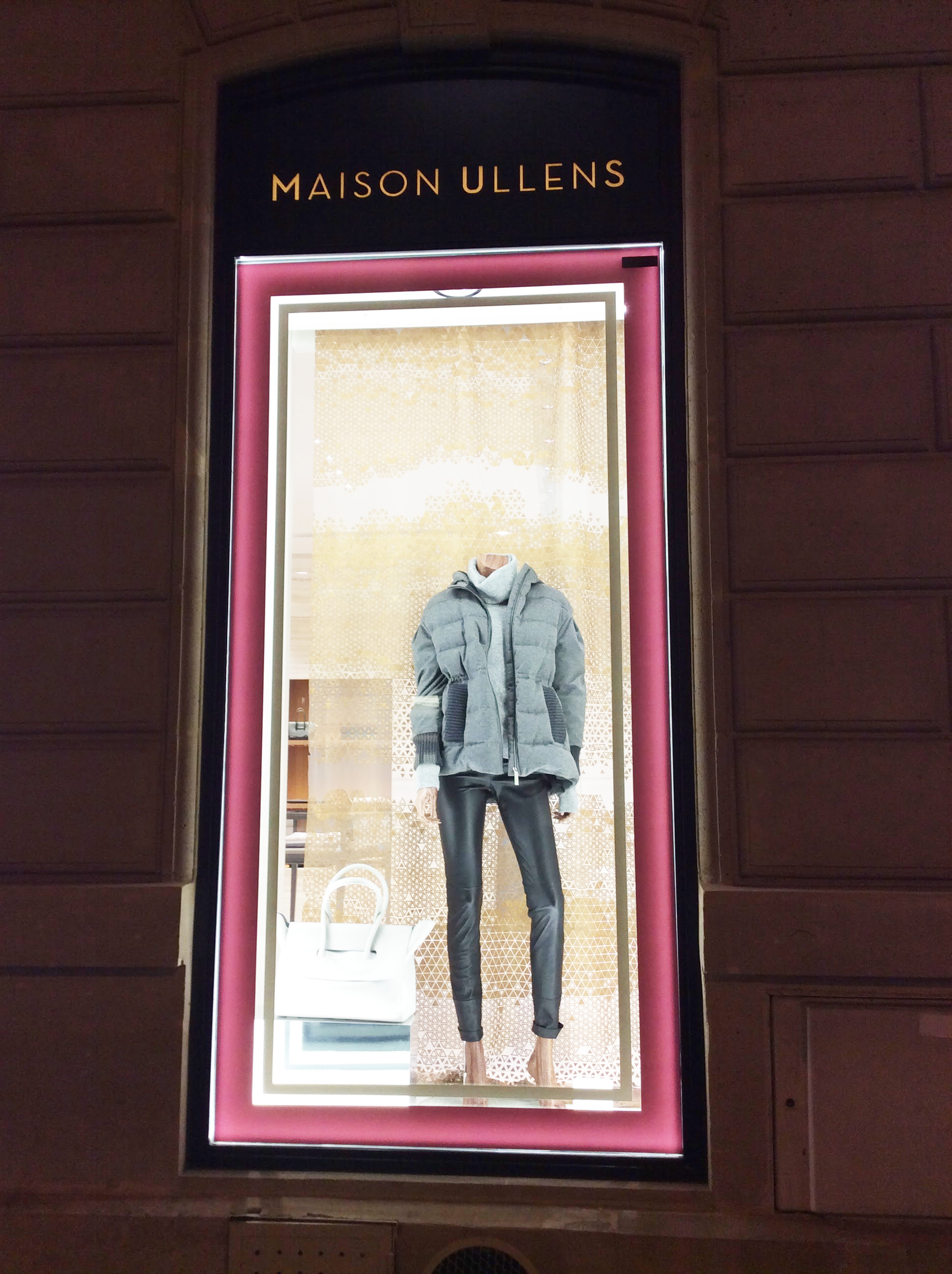 Avenue Montaigne Paris Fashion Windows - Maison Ullens