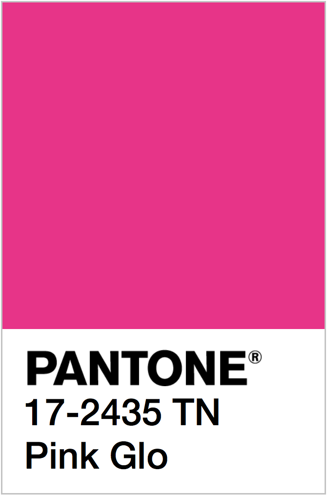 PANTONE NEON PINK COLOR SWATCH