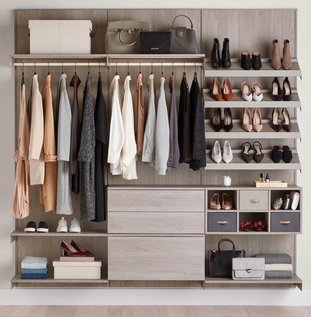 The Container Store Custom Closets: Avera in Stone  (Photo Courtesy of The Container Store)