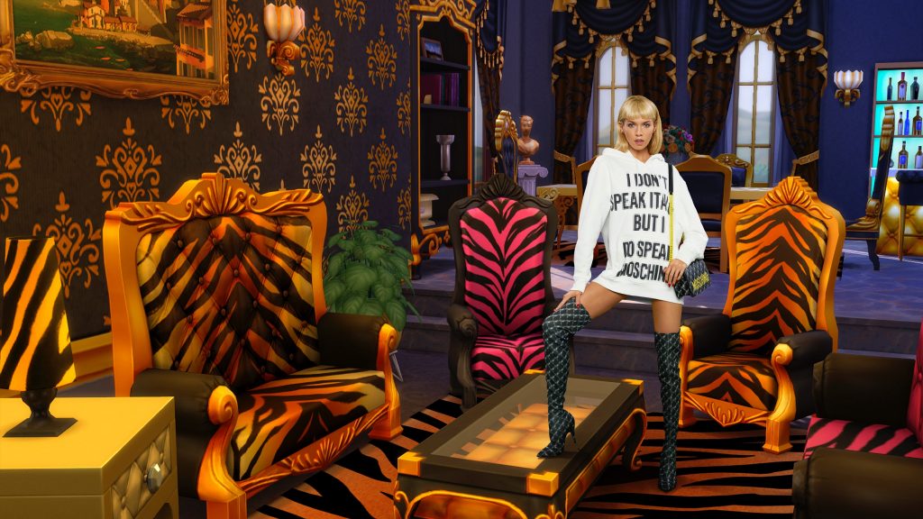 Moschino x The Sims Apparel and Accessories Now Available