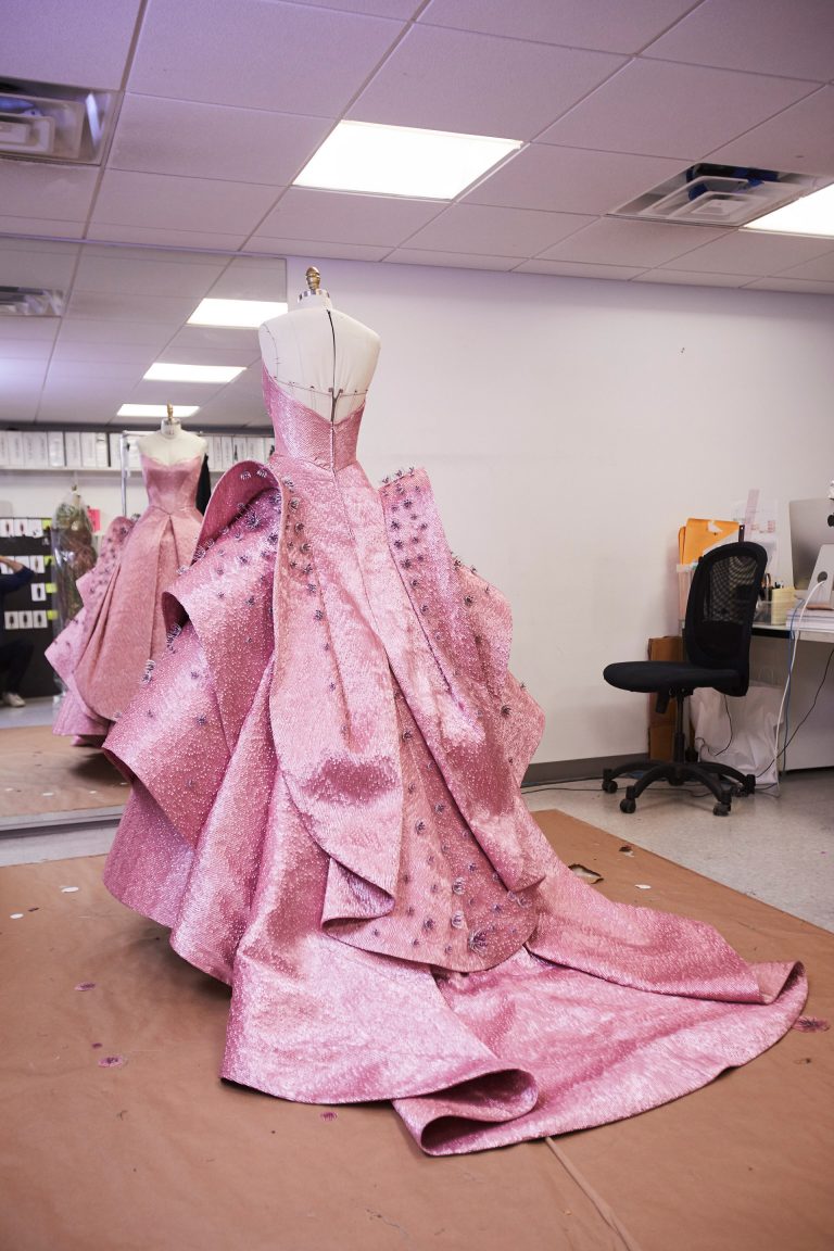 zac posen 3d printed dress