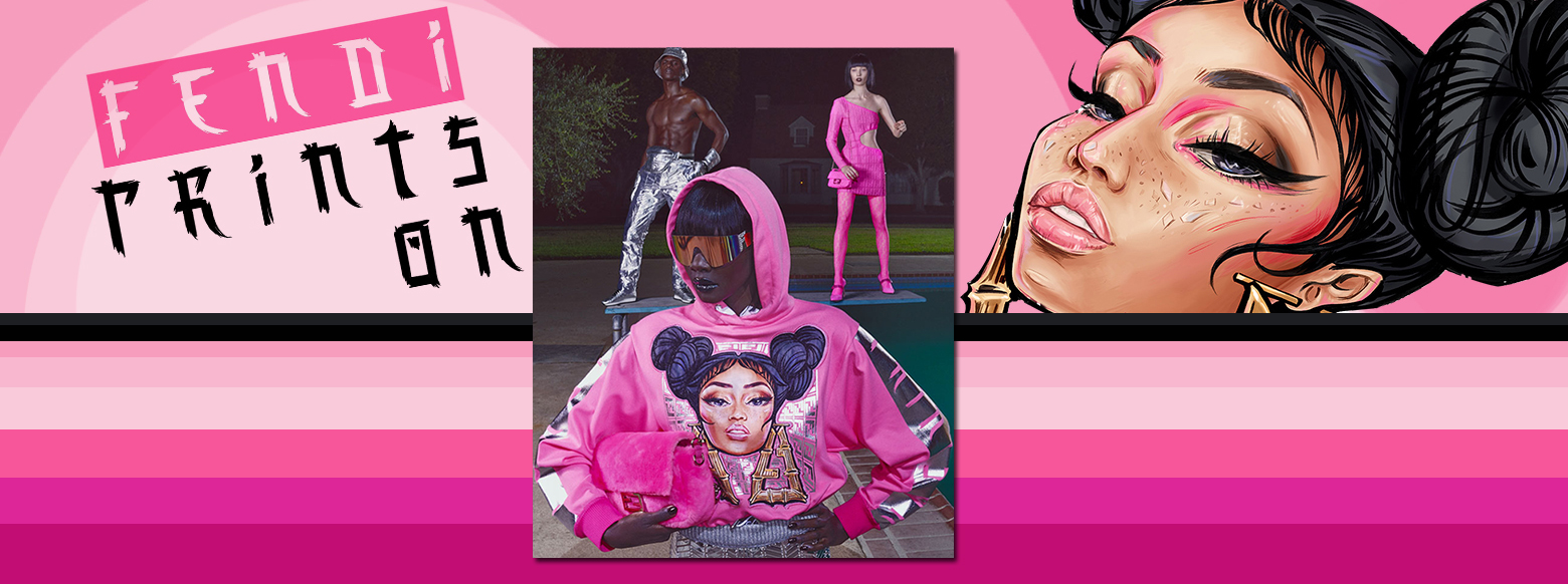 nicki minaj fendi prints