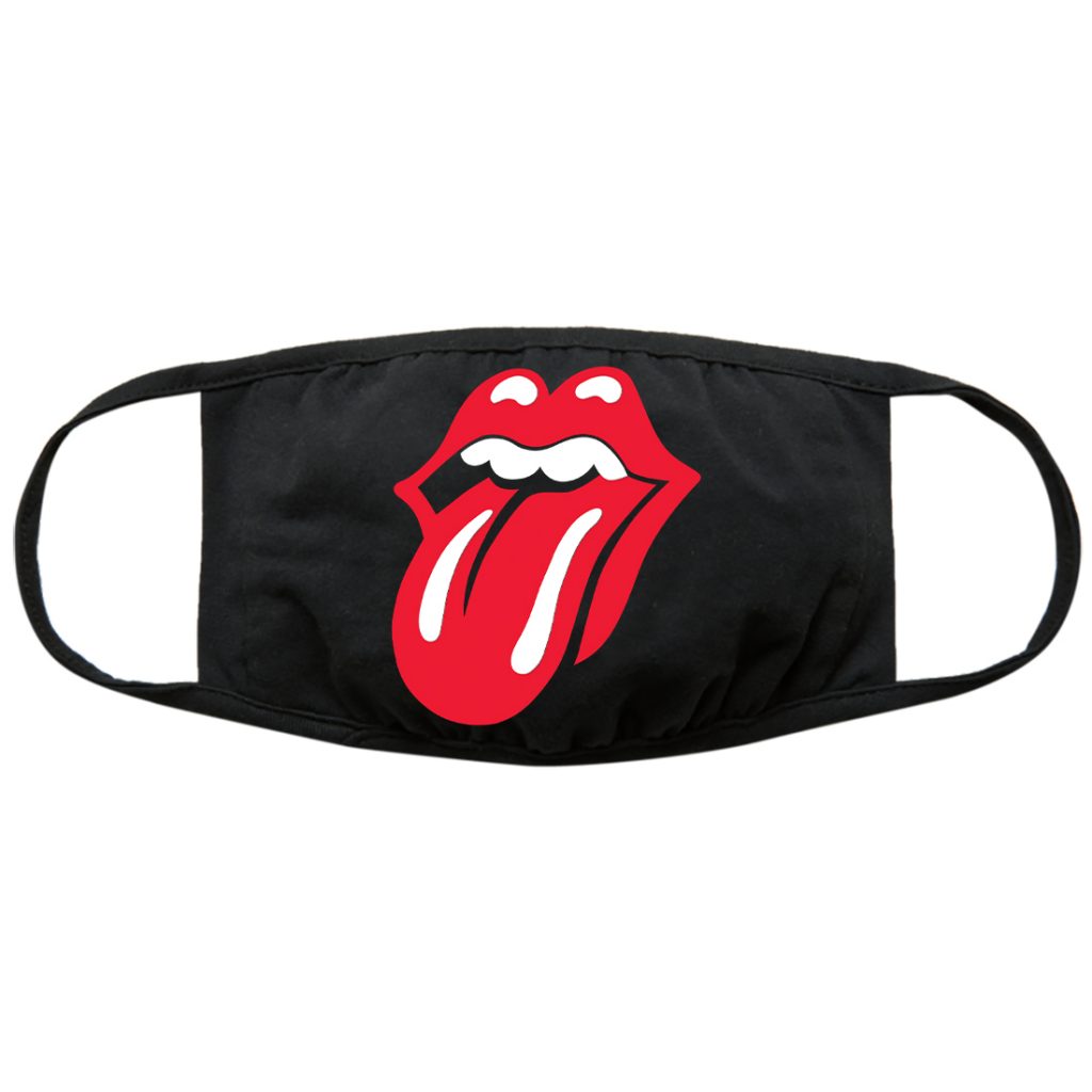 The Rolling Stones Lick Cloth Face Mask.